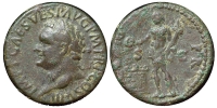 Ancient-Roman-Empire-Titus-Dupondius-ND-AE