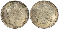 Austria-Franz-Joseph-I-Florin-1861-AR