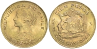 Chile-Republic-Pesos-1948-Gold