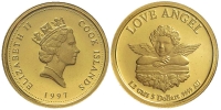 Cook-Islands-Elizabeth-II-Dollars-1997-Gold