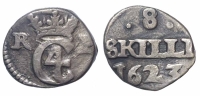 Denmark-Christian-IV-Skilling-1623-AR