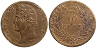 French-Colonies-Charles-X-Cent-1828-AE