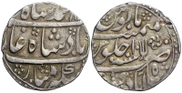 India-B-Mughal-Empire-Muhammad-Shah-Rupee-nd-AR