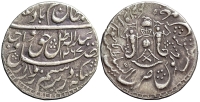 India-D-Princely-States-Awadh-Wajid-Ali-Shah-Rupee-1267-AR