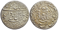 India-D-Princely-States-Awadh-Wajid-Ali-Shah-Rupee-1269-AR