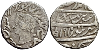 India-D-Princely-States-Bharatpur-Jaswant-Singh-Rupee-1910-AR