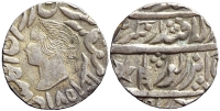 India-D-Princely-States-Bharatpur-Jaswant-Singh-Rupee-1917-AR