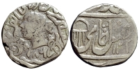 India-D-Princely-States-Bindraban-Queen-Victoria-Rupee-1867-AR