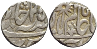 India-D-Princely-States-Chhatarpur-ind-Shah-Alam-II-Rupee-nd-AR