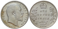 India-G-British-Empire-Edward-VII-Rupee-1910-AR