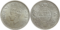 India-G-British-Empire-George-VI-Rupee-1940-AR