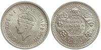 India-G-British-Empire-George-VI-Rupee-1945-AR