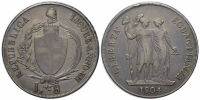 Italy-A-Regional-Mints-Genova-Ligurian-Republic-Lire-1804-AR