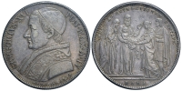 Italy-B-Papal-States-Rome-Gregory-XVI-Scudo-1834-AR