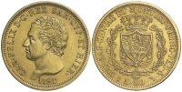 Italy-C-House-of-Savoy-Kingdom-of-Sardinia-Carlo-Felice-Lire-1827-Gold