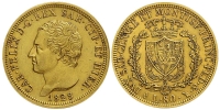 Italy-C-House-of-Savoy-Kingdom-of-Sardinia-Carlo-Felice-Lire-1828-Gold