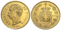 Italy-D-Kingdom-Umberto-I-Lire-1882-Gold