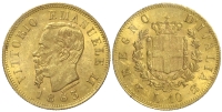 Italy-D-Kingdom-Vittorio-Emanuele-II-Lire-1863-Gold