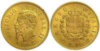 Italy-D-Kingdom-Vittorio-Emanuele-II-Lire-1863-Gold