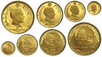 Jordan-Hussein-Ibn-Talal-Set-(4)-1969-Gold