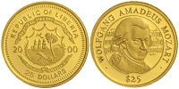 Liberia-Republic-Dollars-2000-Gold