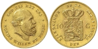 Netherlands-William-III-Gulden-1875-Gold