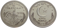 Pakistan-Commonwealth-Self-Government-Rupee-1948-NI