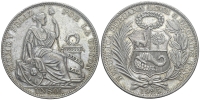 Peru-Decimal-Coinage-Sol-1925-AR