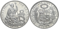 Peru-Decimal-Coinage-Sol-1930-AR