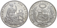 Peru-Decimal-Coinage-Sol-1931-AR