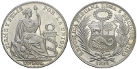 Peru-Decimal-Coinage-Sol-1934-AR