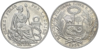 Peru-Decimal-Coinage-Sol-1934-AR