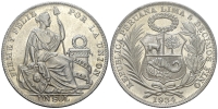 Peru-Decimal-Coinage-Sol-1934-AR