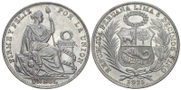 Peru-Decimal-Coinage-Sol-1935-AR