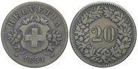 Switzerland-Confoederatio-Helvetica-Cent-1851-BI