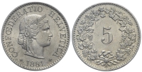 Switzerland-Confoederatio-Helvetica-Cent-1881-CuNi