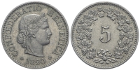 Switzerland-Confoederatio-Helvetica-Cent-1890-CuNi