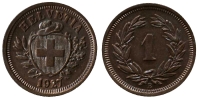 Switzerland-Confoederatio-Helvetica-Cent-1927-AE