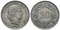 Switzerland-Confoederatio-Helvetica-Cent-1947-Ni