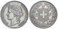 Switzerland-Confoederatio-Helvetica-Francs-1904-AR