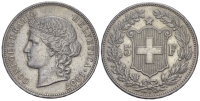 Switzerland-Confoederatio-Helvetica-Francs-1907-AR