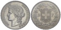 Switzerland-Confoederatio-Helvetica-Francs-1909-AR