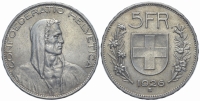 Switzerland-Confoederatio-Helvetica-Francs-1926-AR