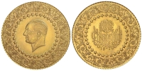 Turkey-Bullion-Issues-Kurush-1970-Gold